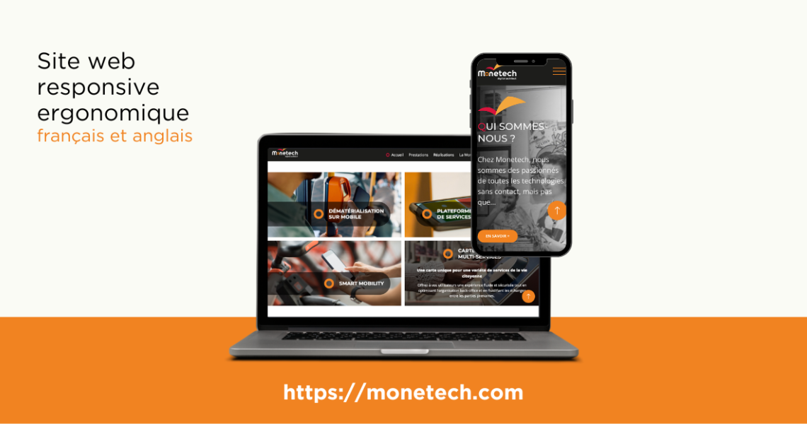 L'expérience visiteur au coeur du nouveau site créé pour Monetech